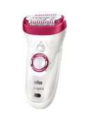 BRAUN Silk Epil 9 Cordless Epilator With Face Epilator White/Pink/Silver