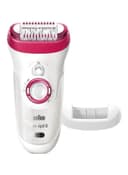 BRAUN Silk Epil 9 Cordless Epilator With Face Epilator White/Pink/Silver