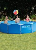 INTEX Metal Frame Pool Set (with Filter Pump) 305x76centimeter - SW1hZ2U6MjQ1NjA4