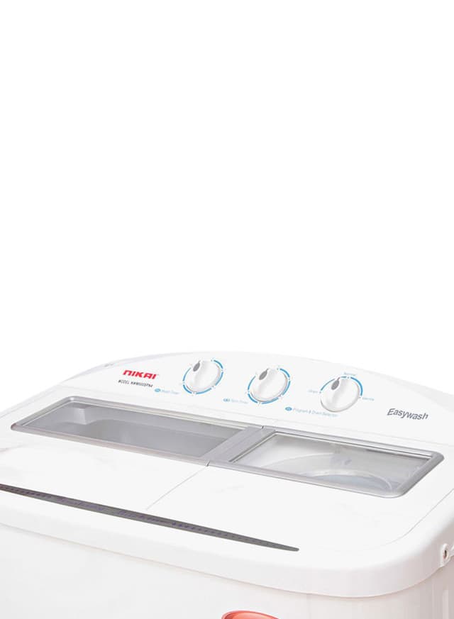 NIKAI Freestanding Top Load Semi Automatic Washing Machine 9Kg 9 kg NWM900SP White