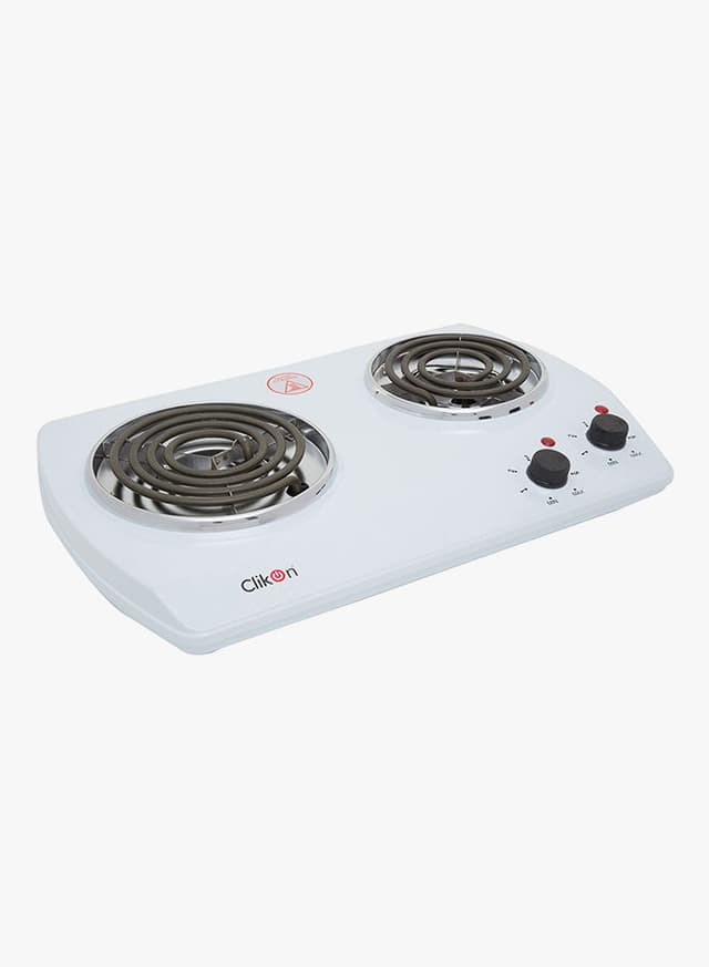 موقد كهربائي مزدوج بقوة 2500 واط Spiral Double Hot Plate - Clikon