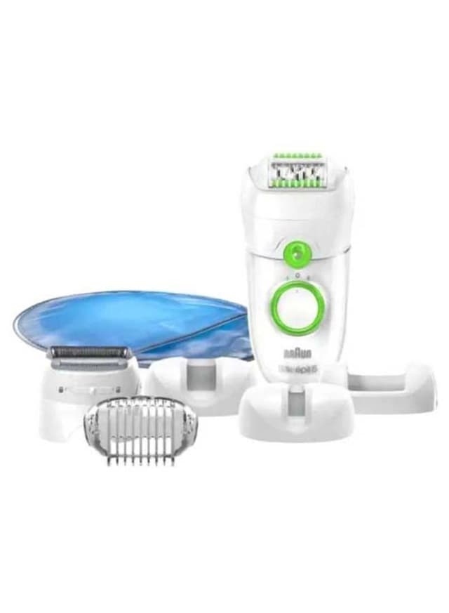 BRAUN Silk Epil Epilator White/Blue/Green
