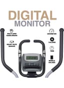 جهاز الاليبتيكال بشاشة رقمية فضي سكاي لاند SkyLand Silver Digital screen Magnetic Elliptical Bike