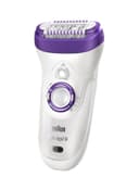 BRAUN Silk Epil Epilator With Facial Cleanser White/Purple