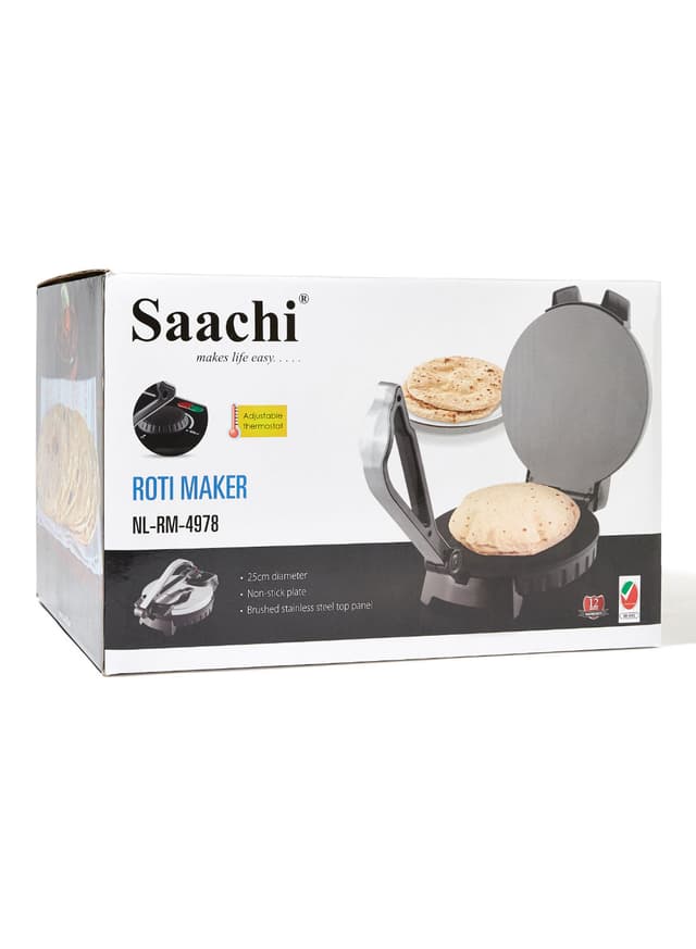 جهاز صنع خبز الروتي و التورتيلا 1200 واط  Saachi - 1200W Roti And Tortilla Maker
