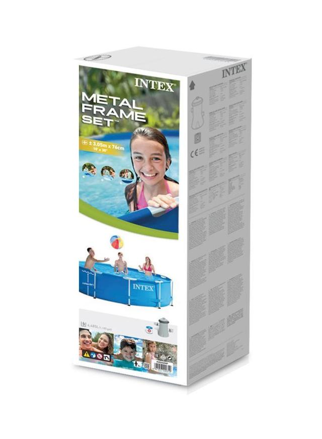 INTEX Metal Frame Pool Set 304.8x76.2cm - SW1hZ2U6MjQ0Nzc5