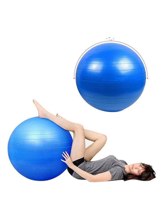 SkyLand Yoga Ball With Air Pump Blue/Yellow 75centimeter - SW1hZ2U6MjMzMTYw