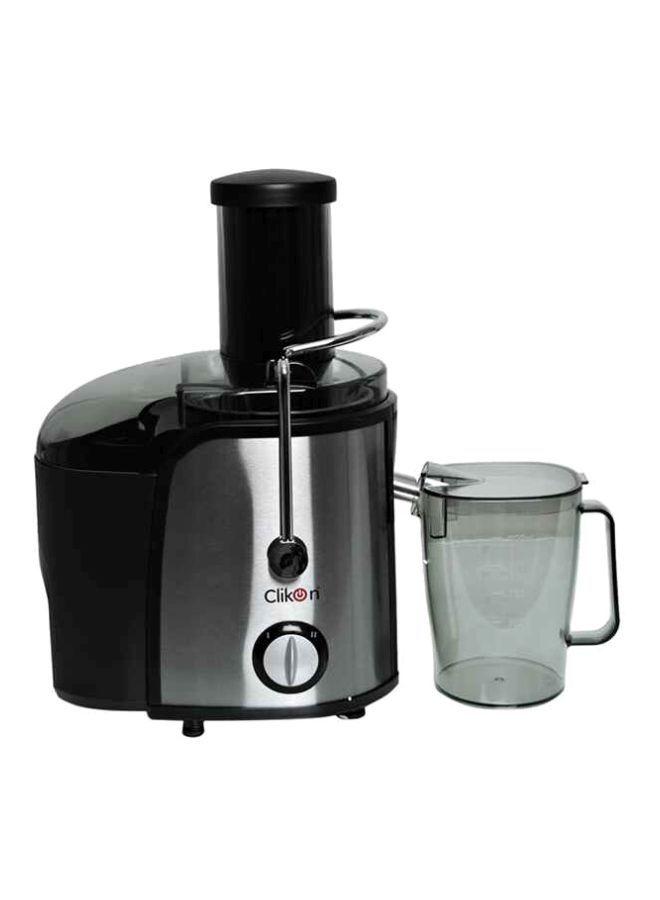 ClikOn Fresh Juice Extractor 1.5L 800 W Ck2254 Black/Silver/Clear