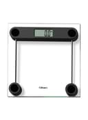 ClikOn Bathroom Scale Black/Clear 21.5 x 39.5cm