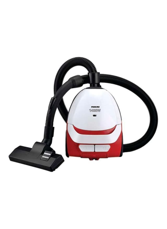 NIKAI Vacuum Cleaner 1.2 l 1400 W NVC2302A1 White/Red/Black
