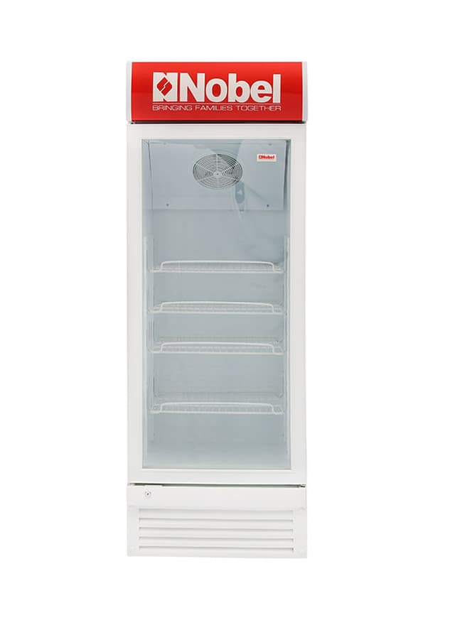 ثلاجة باب واحد زجاجي 395 لتر NOBEL - Upright Chiller - Single Door