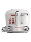 قلاية هوائيه 2.2 لتر 1650 واط أبيض مولينكس Moulinex Deep Fryer 2.2l 1650w 2.2 L 1650 W Am302127 White