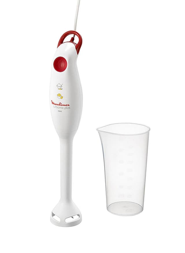 MOULINEX Turbomix Plus Mini Hand Blender 350W DD100141 White/Red