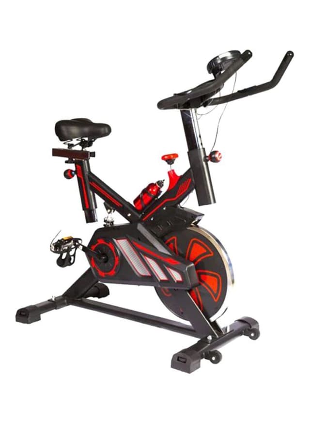 جهاز اوربتراك ستانلس ستيل أحمر وأسود سكاي لاند SkyLand 25x106x85 Black and Red Stainless Steel Training Spin Bike
