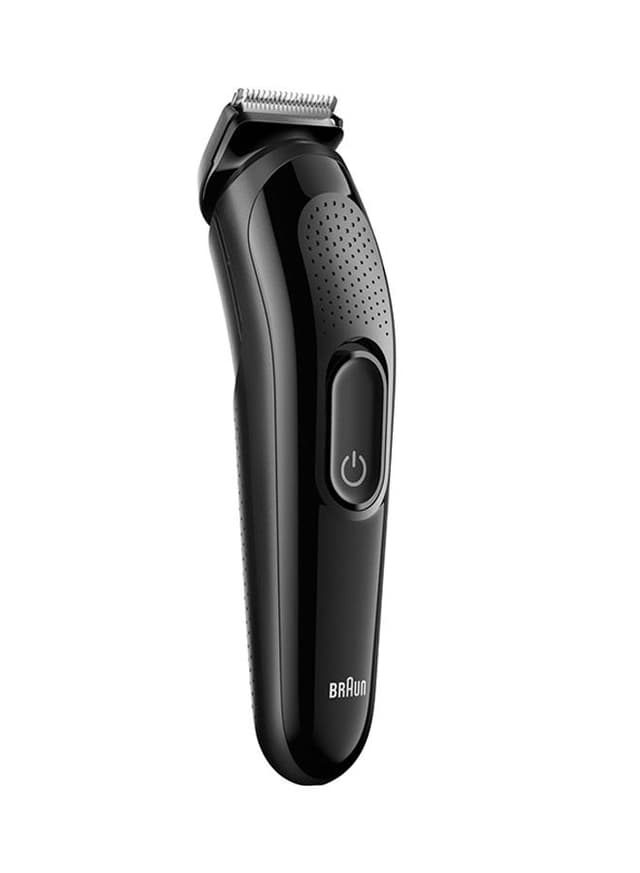 BRAUN 6 In 1 Face And Head Trimming Kit Black