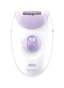 جهاز ازالة الشعر براون سيلك ابيل 3 3170 رأس تدليك دوار أبيض/أرجواني Braun White/Purple With Massage Cap Silk Epil Epilator 3 3170 Beauty Legs Epilator