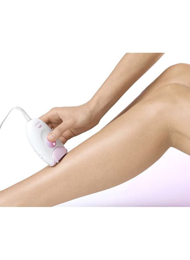 جهاز ازالة الشعر براون سيلك ابيل 3 3170 رأس تدليك دوار أبيض/أرجواني Braun White/Purple With Massage Cap Silk Epil Epilator 3 3170 Beauty Legs Epilator