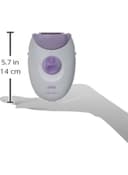 جهاز ازالة الشعر براون سيلك ابيل 3 3170 رأس تدليك دوار أبيض/أرجواني Braun White/Purple With Massage Cap Silk Epil Epilator 3 3170 Beauty Legs Epilator
