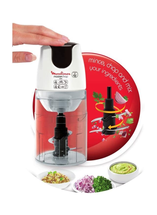 MOULINEX Chopper 4B Lades 500 W DJ450B27 White/Black/Clear