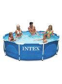 INTEX Metal Frame Pool Set 10Ft x 30In - SW1hZ2U6MjQ0NjU1