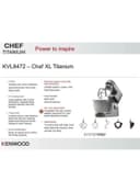 عجانة كهربائية بقوة 1700 واط  Kenwood Multi Purpose Kitchen Machine