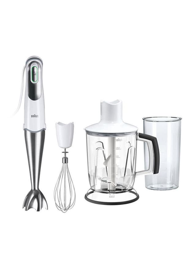 BRAUN Hand Blender 750 W MQ745 White/Silver/Clear
