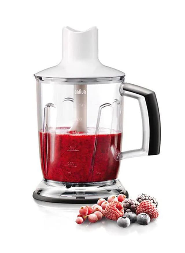 BRAUN Hand Blender 750 W MQ745 White/Silver/Clear