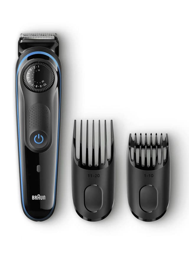 BRAUN BT 3040 Beard Trimmer With Fusion Pro Glide Manual Razor Black 1Piece
