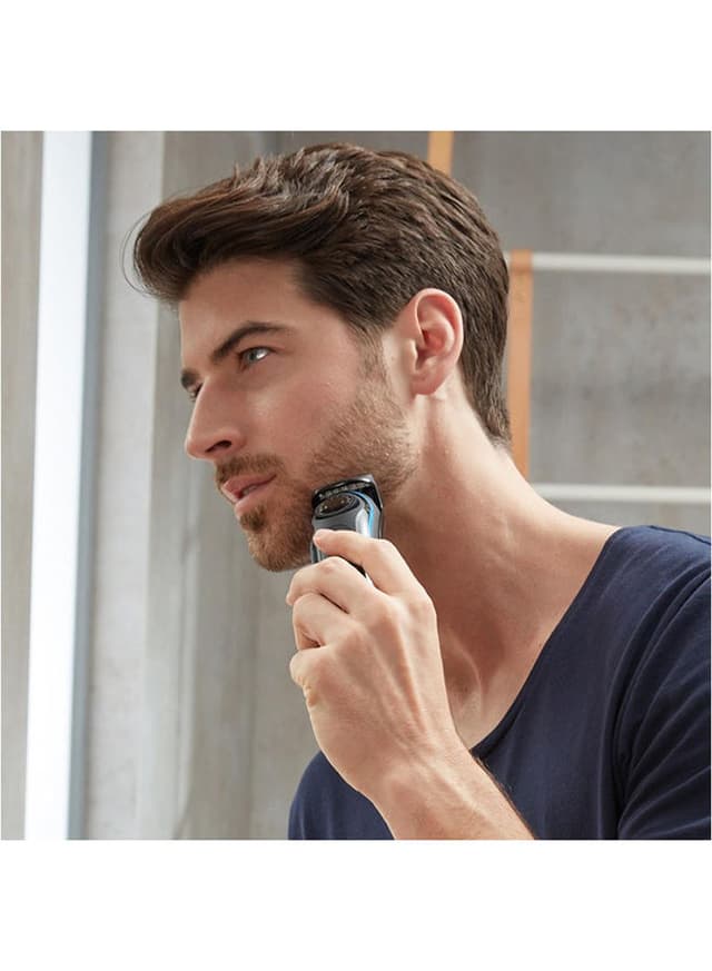 BRAUN BT 3040 Beard Trimmer With Fusion Pro Glide Manual Razor Black 1Piece