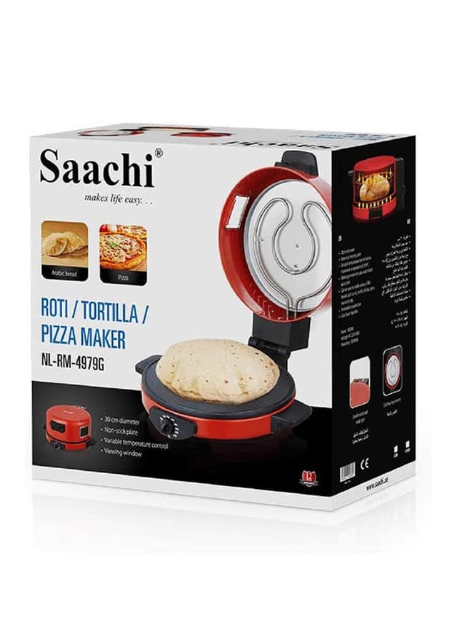 آلة صنع الخبز 1800 واط Saachi - Roti Maker