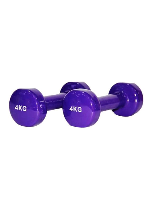 قطعتي دامبل بوزن 4 كغ 2Piece Head Vinyl Dumbbell Set - SkyLand - 263072