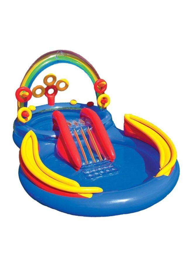 مركز الألعاب المائي القابل للنفخ 297x193x135سم | Intex Rainbow Ring Play Center