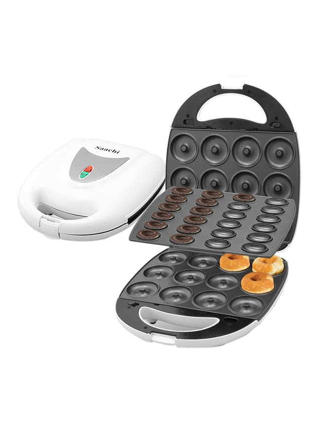 ماكينة صنع الدونات و الجوزية 2 في 1 1400 واط Saachi - 2 in 1 Donut/Nutty Maker