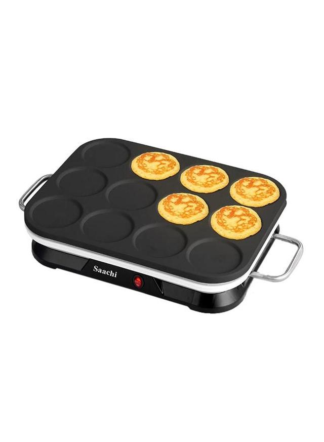 Saachi 2 in 1 Pancake And Mini Crepe Maker 1600W 1600 W NL CM 1860 WH Black - SW1hZ2U6MjYwNjYw