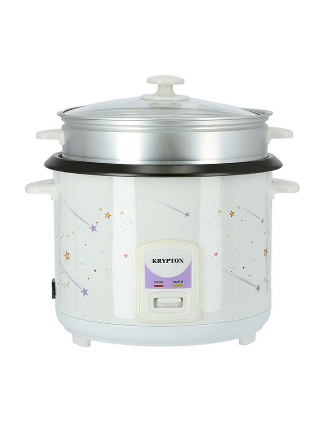 Krypton Electric Rice Cooker 2.8 l KNRC6106 White/Purple/Black