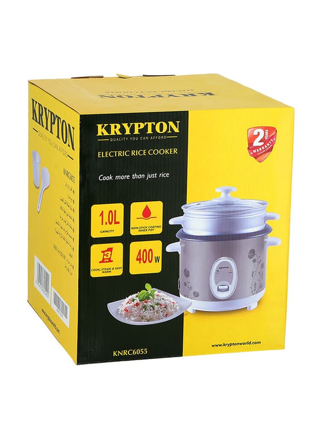 Krypton Electric Rice Cooker 1 l KNRC6055 Silver - 142906