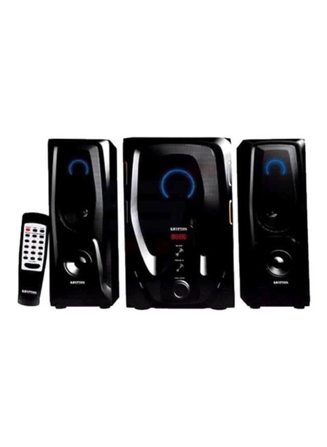 Krypton 2.1 Channel Multimedia Speaker System KNMS5038 Black