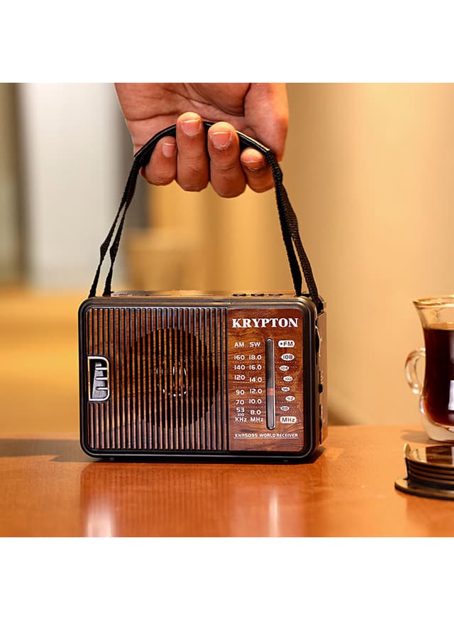 Krypton Rechargeable Radio KNR5095 black