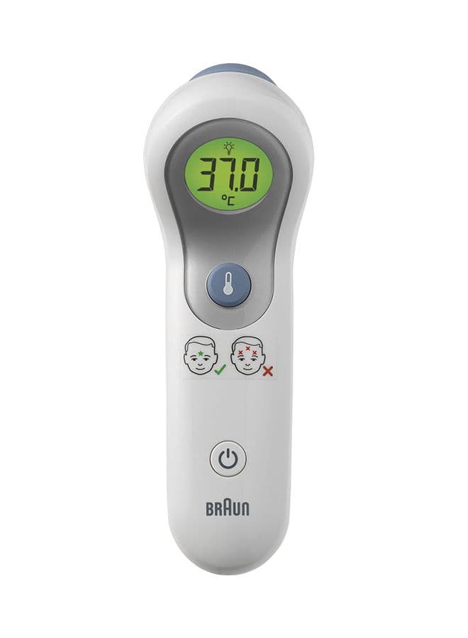 مقياس حرارة ( للجبين ) - أبيض BRAUN - No Touch Forehead Thermometer NTF3000