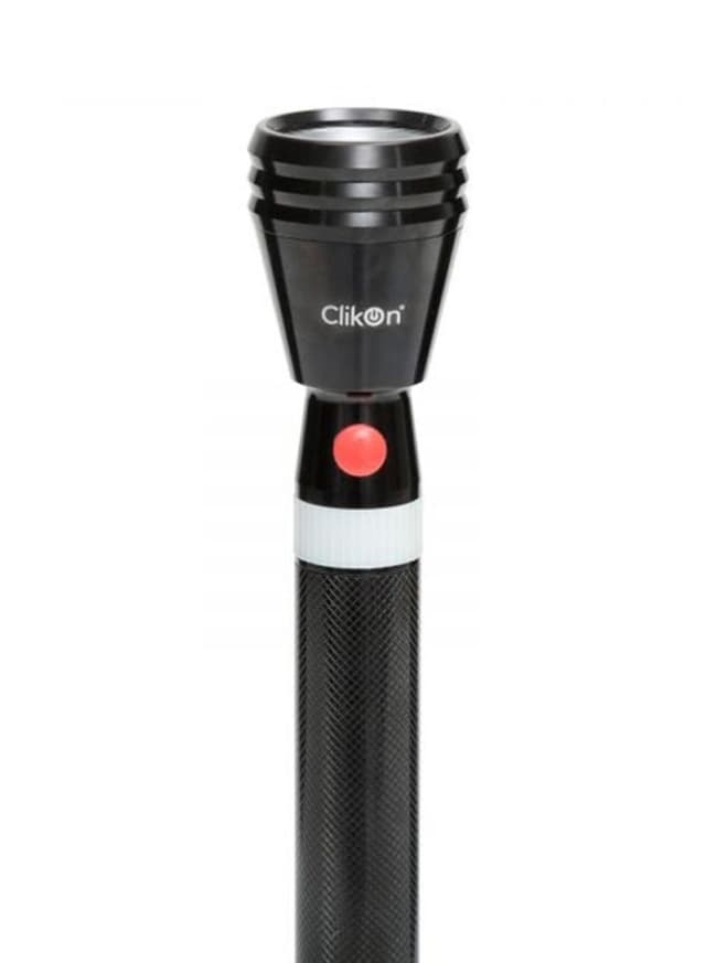 ClikOn Ck5082 Flashlight Black/White/Red 42x97x25millimeter