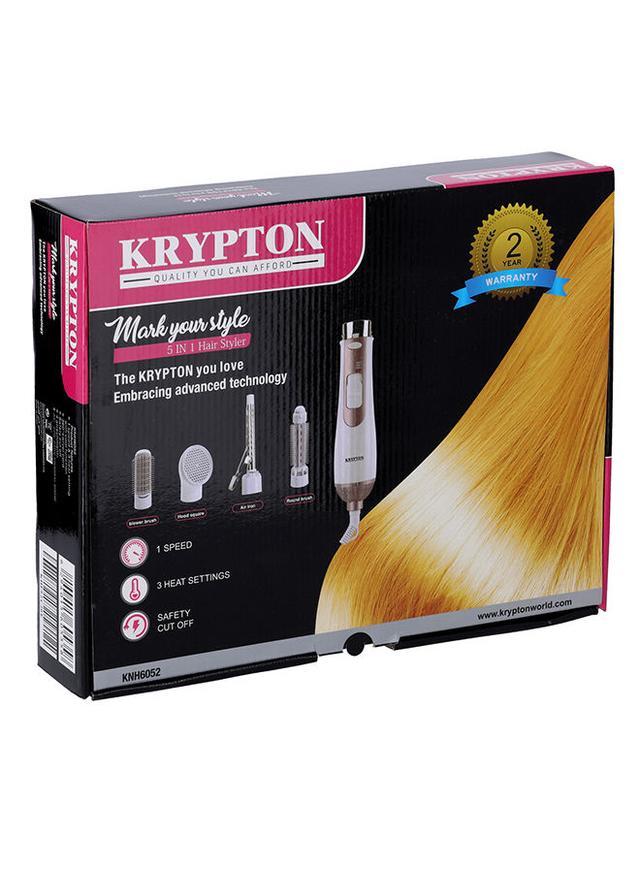 Krypton 5 In 1 Hair Styler Kit White/Copper/Black