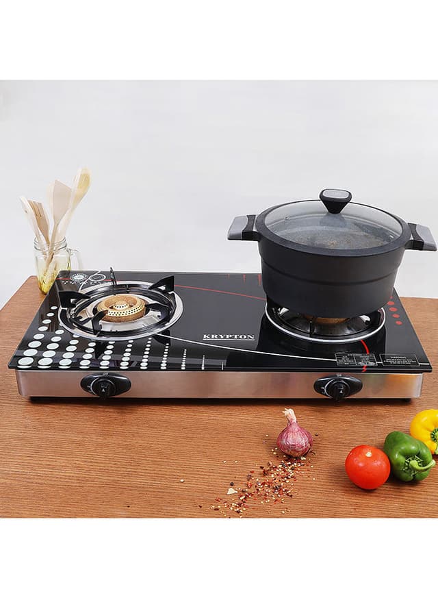 Krypton 2  Burner Gas Stove KNGC6002N Multicolour