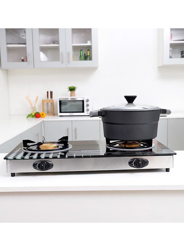 Krypton 2  Burner Gas Stove KNGC6002N Multicolour