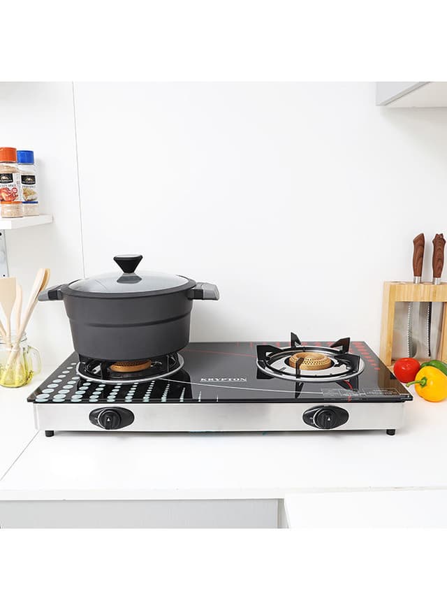 Krypton 2  Burner Gas Stove KNGC6002N Multicolour