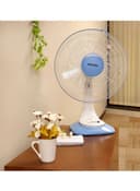 Krypton Table Fan 3 Speed Settings With Oscillating/Rotating And Static Feature 60 W KNF6026 White/Blue