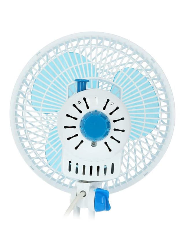 Krypton Table Fan 2 Speed Settings With Oscillating/Rotating And Static Feature 20 W KNF6035 White/Blue - 144044