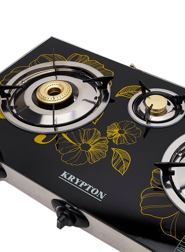 موقد غاز ثلاثي الرؤوس KRYPTON - Triple Glass Burner