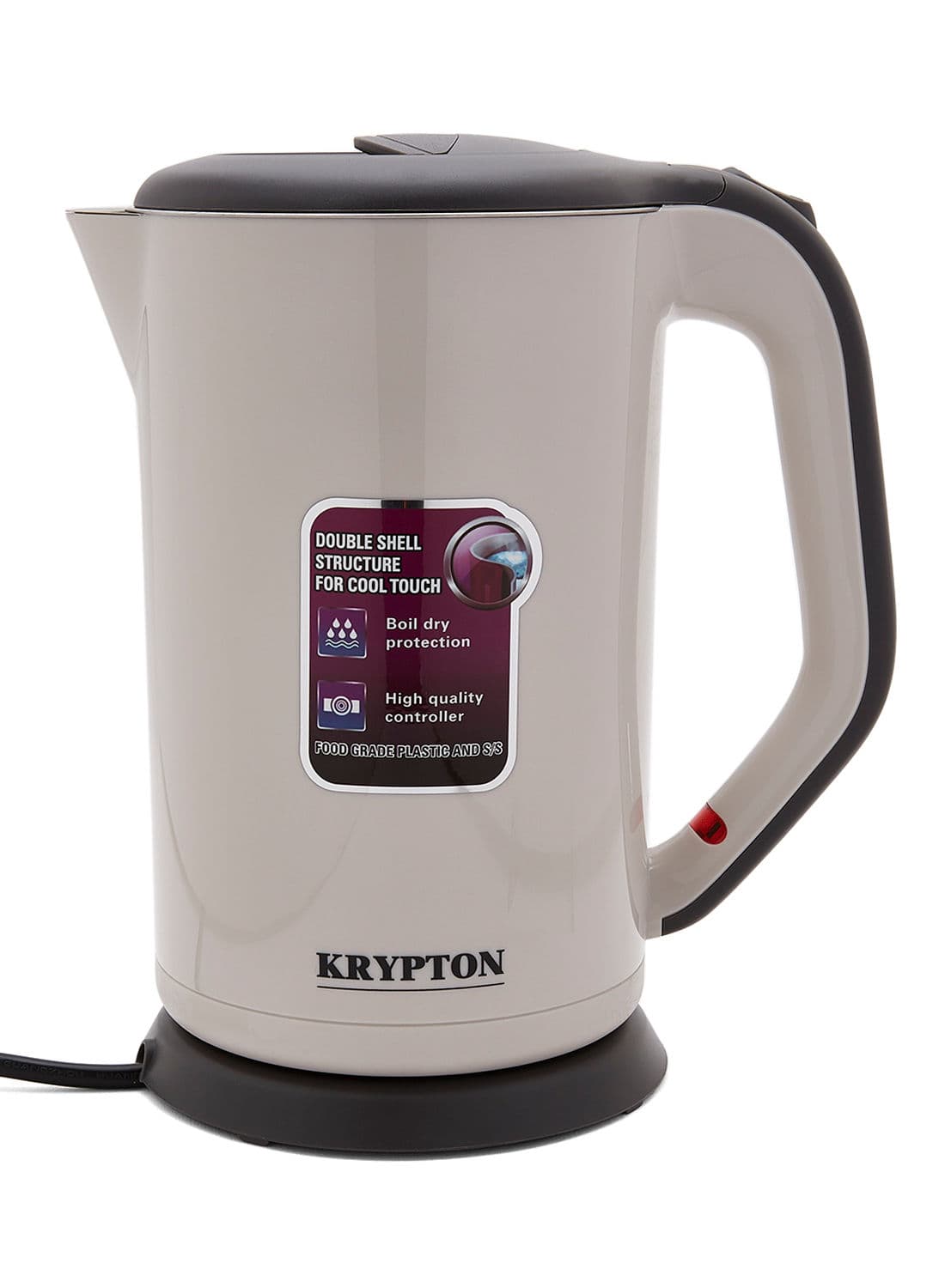 Krypton Stainless Steel Double Layer Kettle 1.7 l 1800 W KNK6105 Multicolour