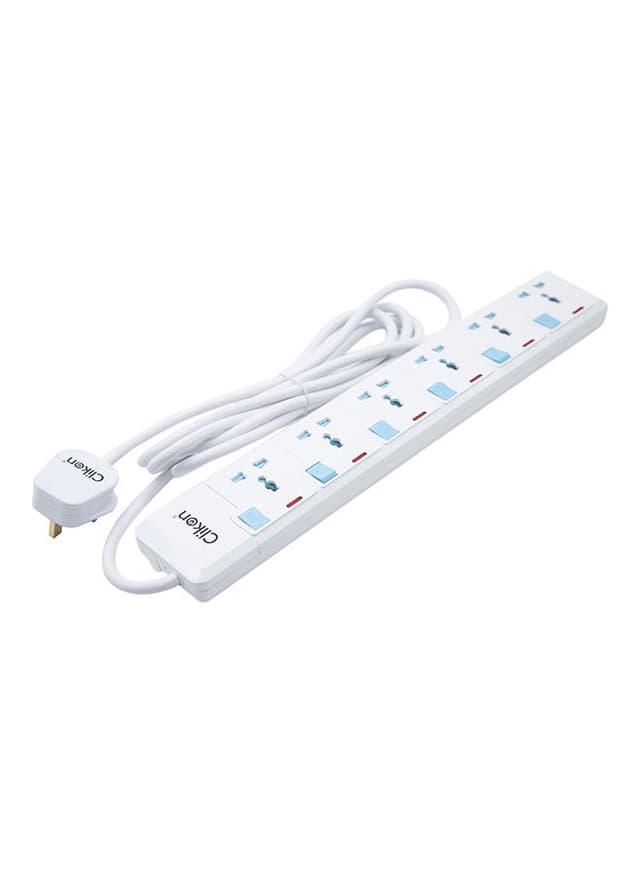 محول كهرباء 6 في 1 Extension Socket