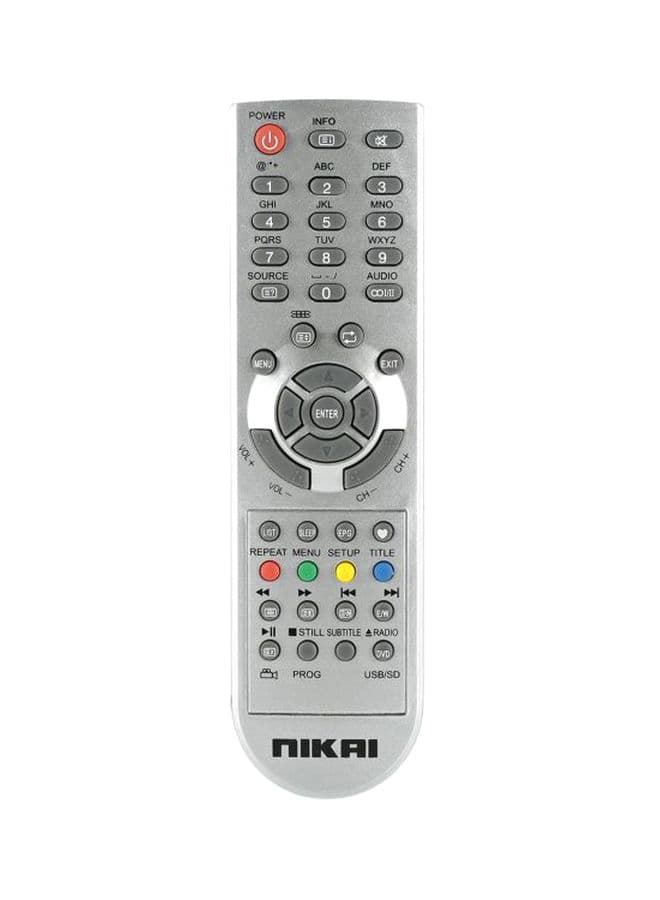 Order NIKAI TV Remote Control Grey Now! Jomla.ae